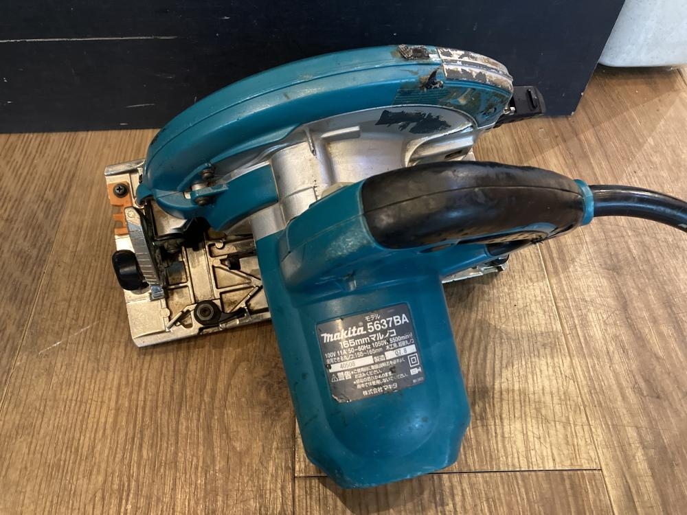 マキタ 165mm電動マルノコ 5637BAの中古 中古C傷汚れあり 《東京・足立 