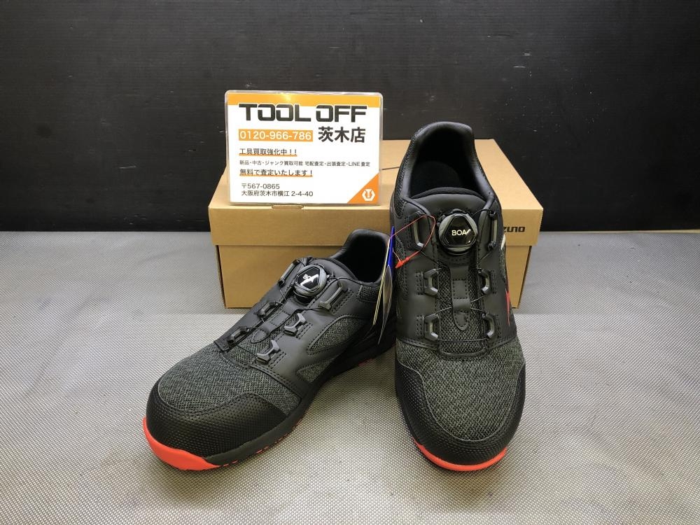 ミズノ mizuno 25.0cm 安全靴 オールマイティLSⅡ52L BOA F1GA220209の