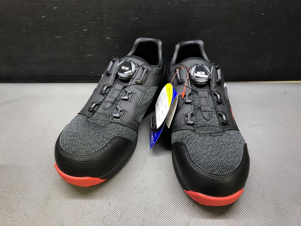永大　GRIP TECHNICA 1/28 LOTUS EUROPE 黒色　中古 ミズノ mizuno 25.0cm 安全靴 オールマイティLSⅡ52L BOA F1GA220209の