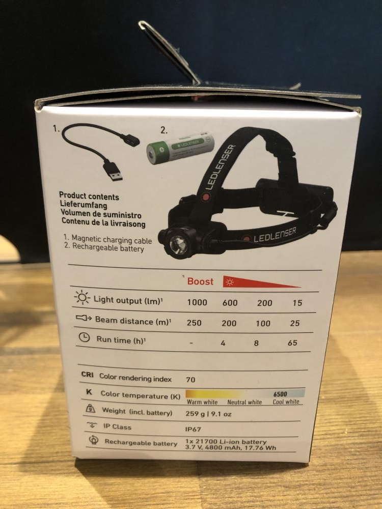 LEDLENSER ヘッドランプ H7R COREの中古 未使用品 《神奈川・座間